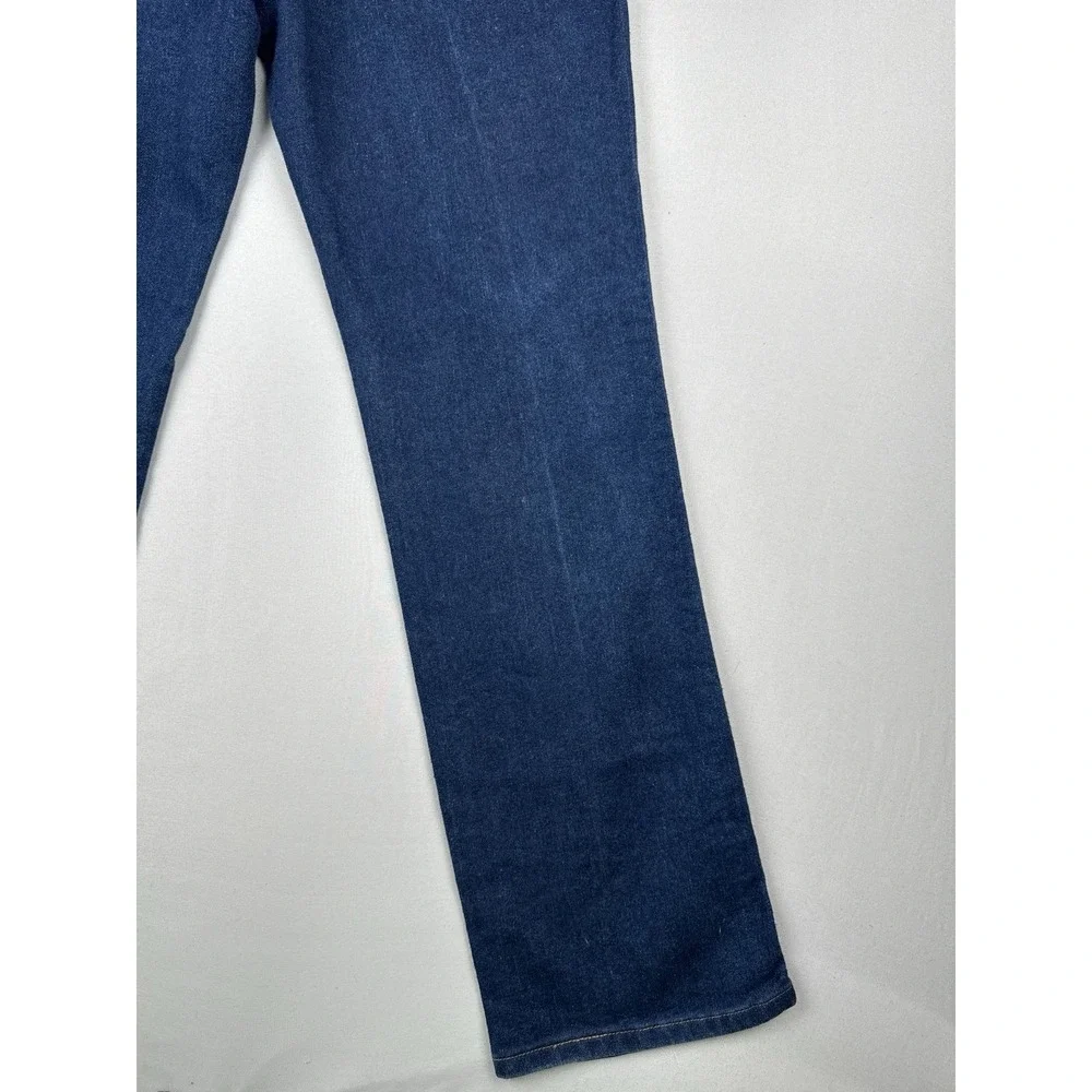 Vintage 70s USA Made Dark Wash Denim Jeans Straight Leg YKK 32x32